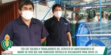 Madre de Dios: FED-CUD saluda fabricación de Cápsula de Aislamiento para COVID-19