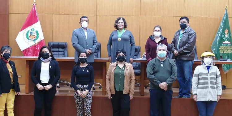 FED-CUT JURAMENTÓ A NUEVA JUNTA DIRECTIVA DE LA BASE POLICLÍNICO JUAN JOSÉ RODRÍGUEZ DE CHORRILLOS