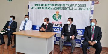 FED-CUT JURAMENTÓ A NUEVA JUNTA DIRECTIVA DE LA BASE GERENCIA Y HOSPITAL I MOCHE DE LA LIBERTAD