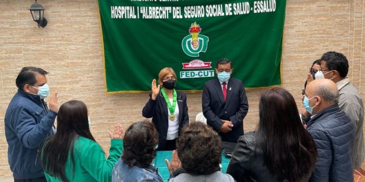 FED-CUT JURAMENTÓ A NUEVA JUNTA DIRECTIVA DE LA BASE HOSPITAL I ALBRECHT DE LA LIBERTAD