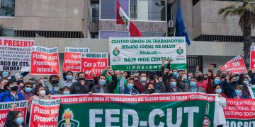 PLANTÓN DE PROTESTA ¡ALTO A LA INERCIA Y BUROCRACIA DE FONAFE!