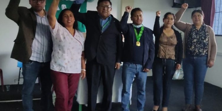 FED-CUT JURAMENTÓ LA NUEVA JUNTA DIRECTIVA DE LA BASE HOSPITAL I SANTA MARGARITA DE ANDAHUAYLAS