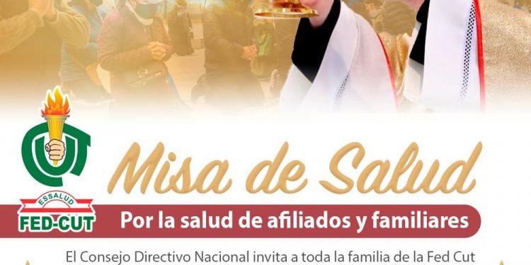 MISA DE SALUD – POR LA SALUD DE AFILIADOS Y FAMILIARES