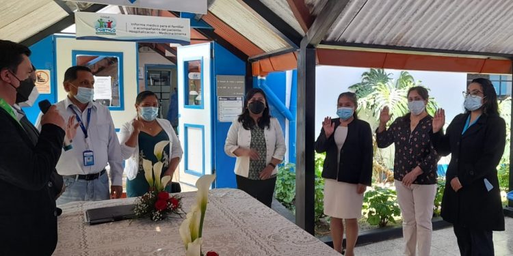 FED-CUT JURAMENTÓ A LA NUEVA JUNTA DIRECTIVA DE LA BASE HOSPITAL II CAJAMARCA