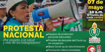 Trabajadores del sector salud realizarán protestas a nivel nacional