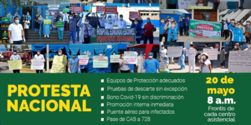Protesta nacional este miercoles 20 de mayo