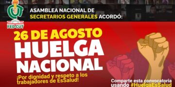 Huelga Nacional EsSalud 26 agosto