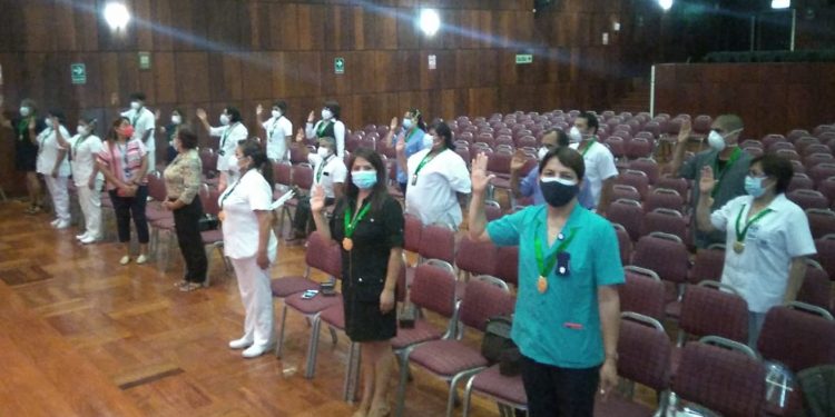 FED-CUT JURAMENTÓ A NUEVA JUNTA DIRECTIVA DEL HOSPITAL REBAGLIATI