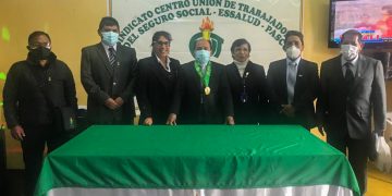 FEDCUT JURAMENTÓ A NUEVA JUNTA DIRECTIVA DE  LA CASA DE PIEDRA DE ESSALUD PASCO
