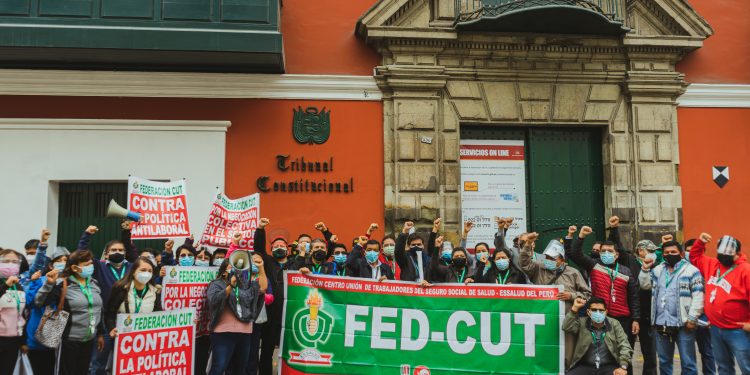 FED-CUT PARTICIPÓ EN LA MOVILIZACIÓN POR LA DEFENSA DE LA NEGOCIACIÓN COLECTIVA EN EL SECTOR PÚBLICO
