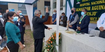 FED-CUT JURAMENTÓ A NUEVA JUNTA DIRECTIVA DE LA BASE HOSPITAL ALMANZOR AGUINAGA DE CHICLAYO