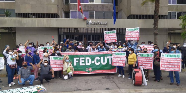 TRABAJADORES DE ESSALUD REALIZARÁN PLANTÓN DE PROTESTA