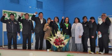 FED-CUT JURAMENTÓ A NUEVA JUNTA DIRECTIVA DE LA BASE HOSPITAL II ALBERTO HURTADO DE LA OROYA