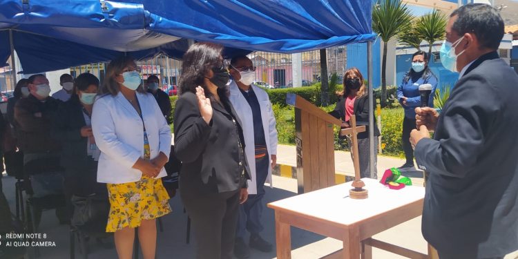 FED-CUT JURAMENTO LA NUEVA JUNTA DIRECTIVA DE LA BASE HOSPITAL III DE PUNO