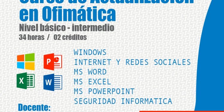 CURSO DE ACTUALIZACIÓN DE OFIMÁTICA