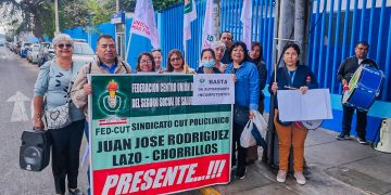 Trabajadores del Sindicato Cut Policlínico Juan Jose Rodríguez Lazo exigen cambio de director por abusos laborales.